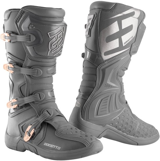 Bogotto MX-5 Grijs Crosslaarzen - Maat 43 - Laars