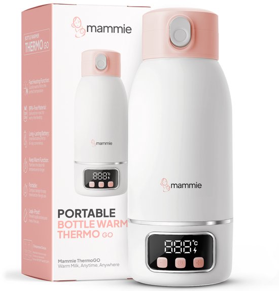 Foto: Mammie thermogo thermosfles flessenwarmer onderweg draadloos alle merken 500 ml