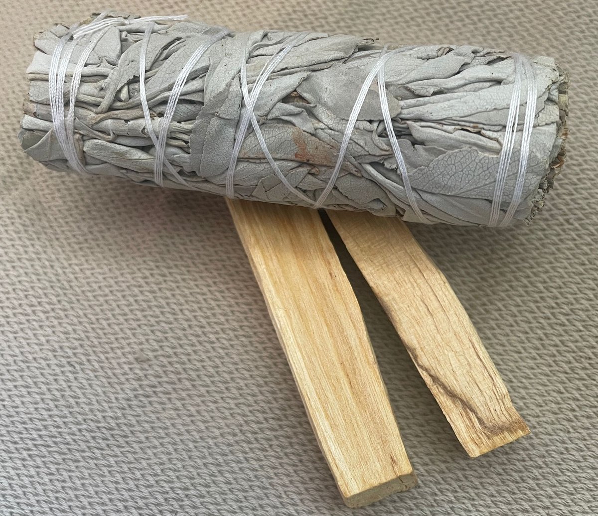 Smudge Stick Witte Salie met Palo Santo -100% Natuurlijk -Reiniging & Zuivering van Energie