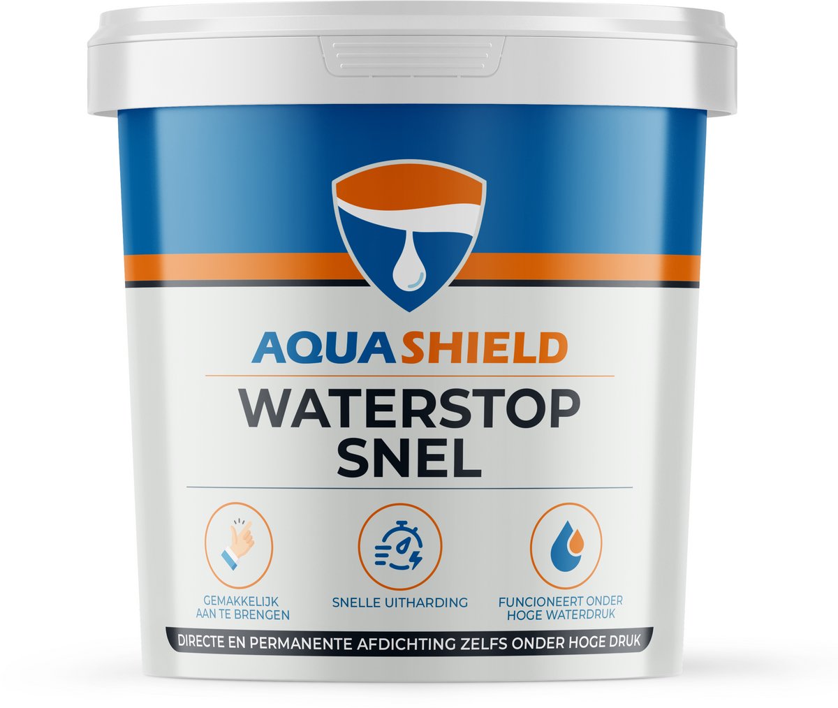 Aquashield Waterstop Snel - Emmer, 3 KG - Snelcement - Lekkage