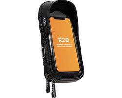 R2B Telefoonhouder Fiets Waterdicht - 360 Graden Rotatie - Ook voor Scooter en Motor - Gsm Houder Fiets - Fietshouder - Fiets Telefoonhouder - Smartphone Houder Fiets - Accessoires - Phone Holder Bike