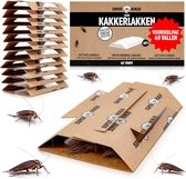 Super Ninja Kakkerlakkenval - 60 Stuks - Professioneel Kakkerlak Bestrijden - Langdurige Werking tot 3 Maanden per Val