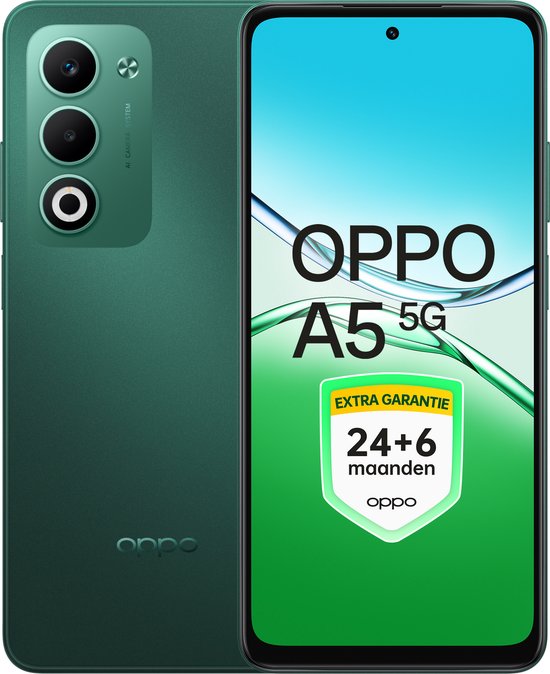 A5 5G 4+128GB Black Green - Extra Garantie