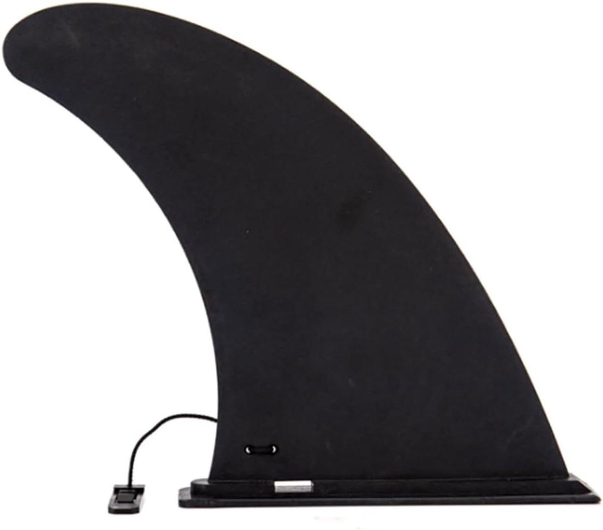 Allecto Plus - Universele SUP-vin voor longboard en opblaasbaar paddle board - Zwart-Nylon - Veilig en verwijderbaar - Versterkte vinnen - 1 stuk