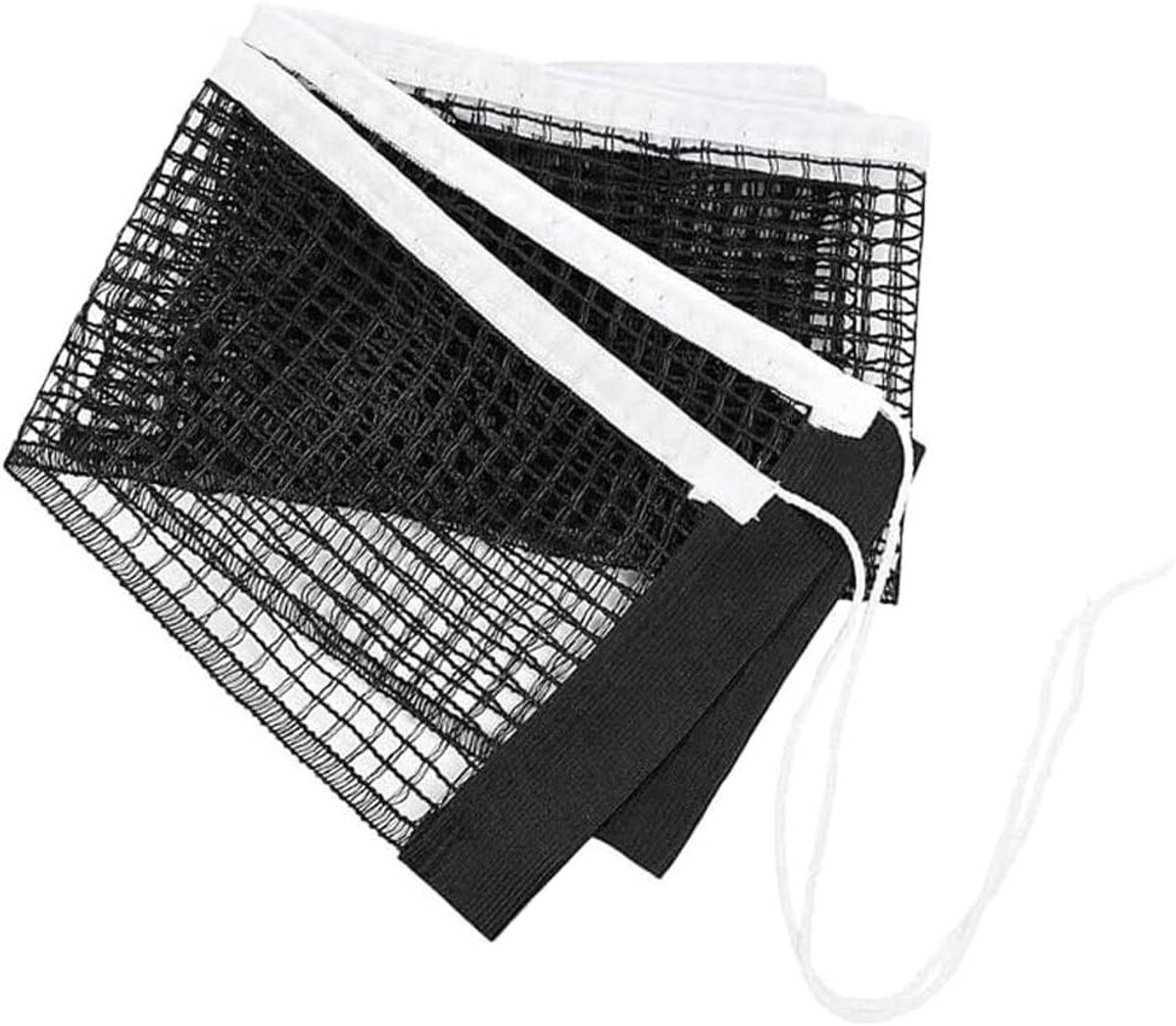 Allecto Plus - Zwart Polyester Tafeltennisnet - Inklapbaar - Voor Binnen en Buiten - Tafeltennis net Reserveonderdeel - 1 stuk
