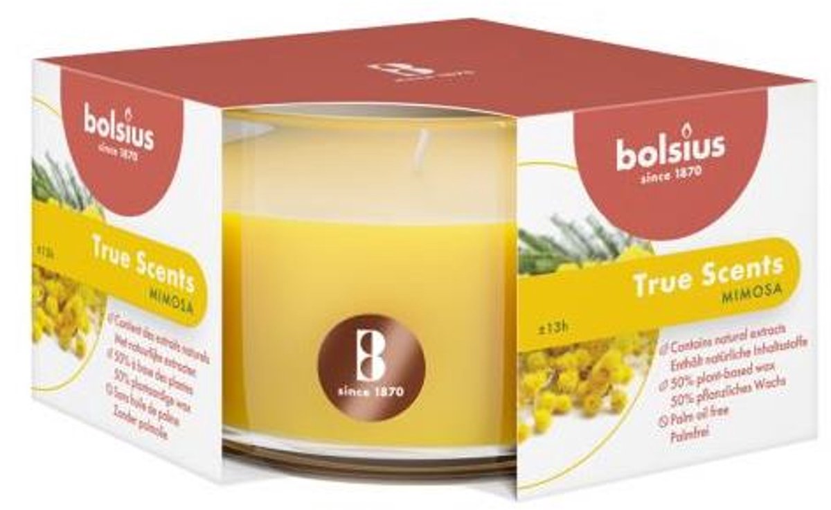 Bolsius Geur stompkaars 50/80 Mimosa