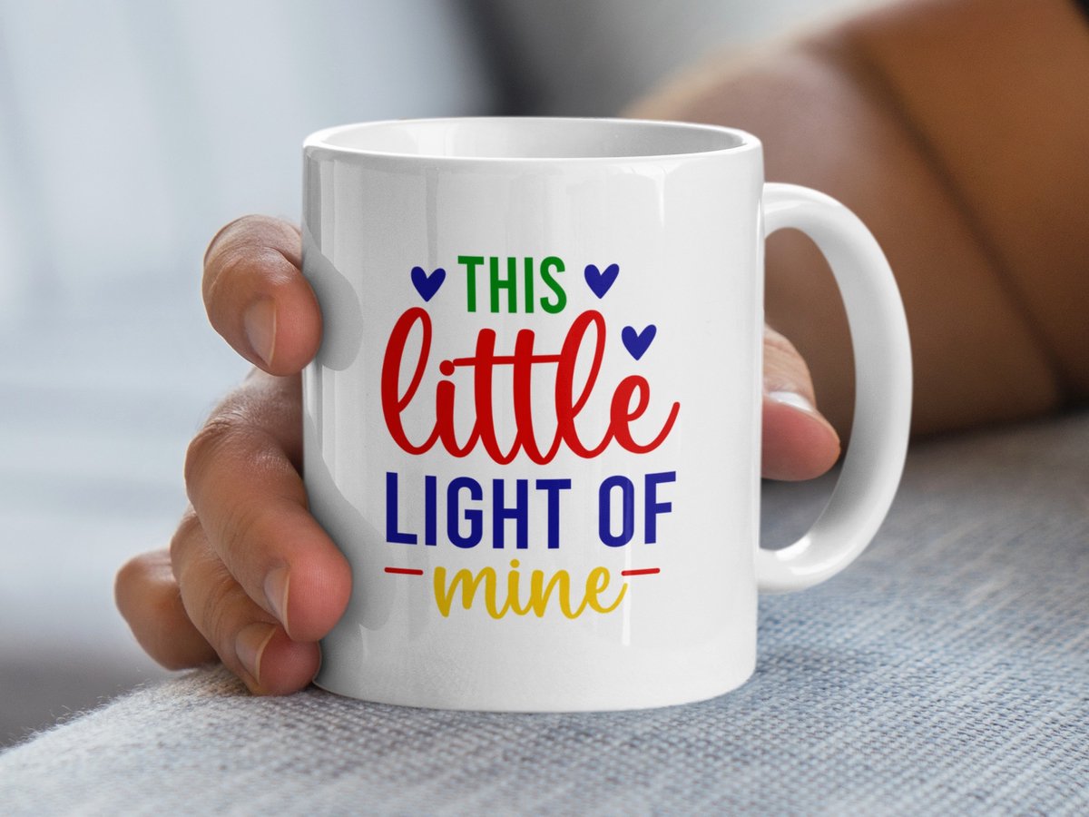 Deze Kleine Licht Van Mij Mok, Inspirerende Beker, Positieve Quote, Leuke Mok, Cadeau Idee