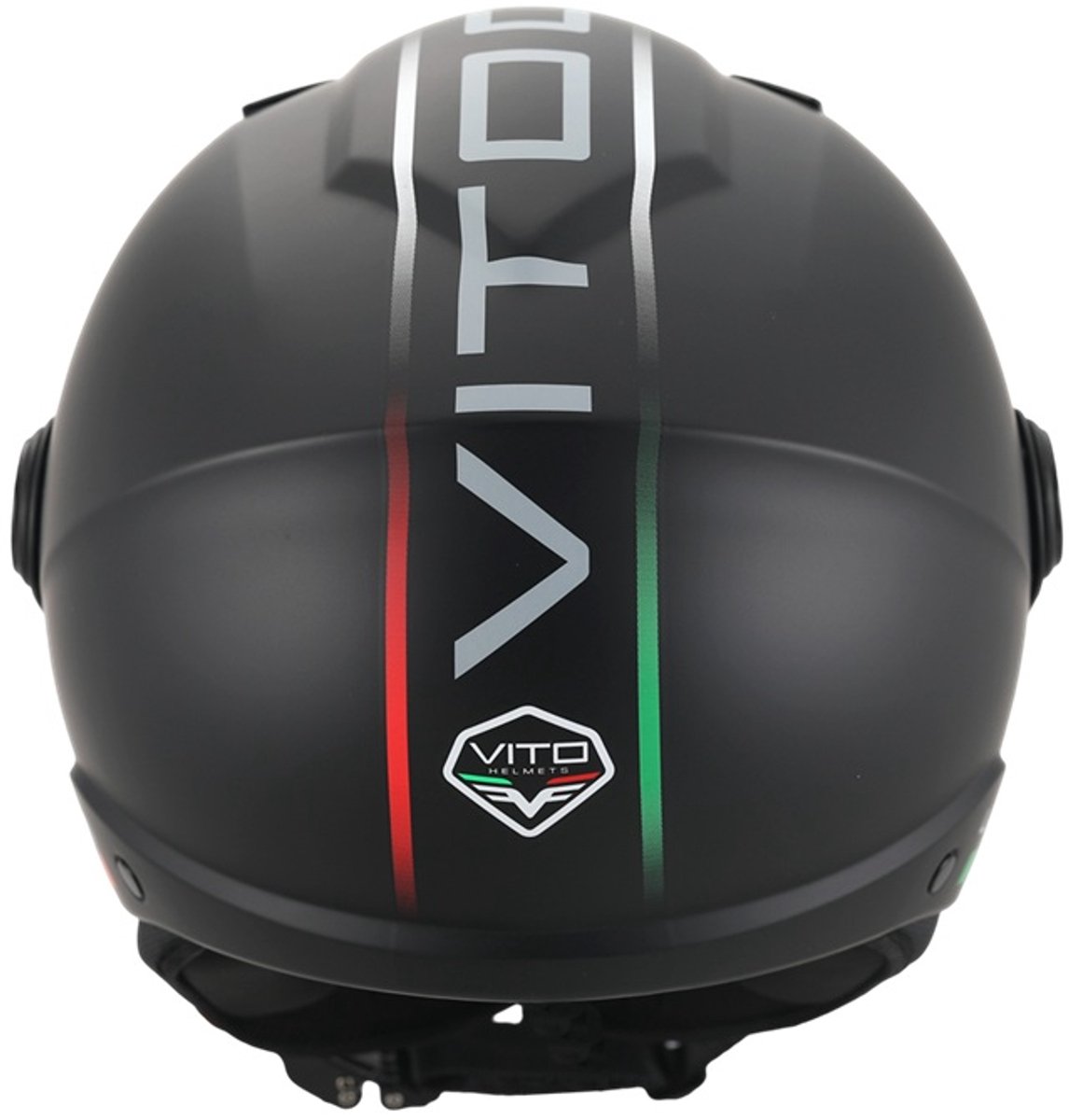Vito Lavori Jethelm - Scooterhelm met Zonnevizier - Retro Helm Voor Scooter en Brommer - Brommerhelm voor Dames en Heren - Geschikt voor Volwassenen - Maat M – foto 3