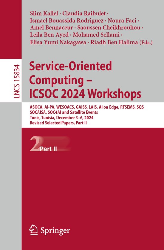 Lecture Notes in Computer Science15834- Service-Oriented Com ... - cover