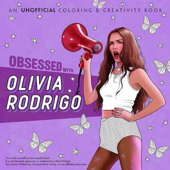 Obsessed with Olivia Rodrigo: An Unofficial Coloring & Creat ... - cover