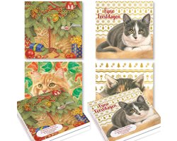Franciens Katten kerstkaarten - set 3