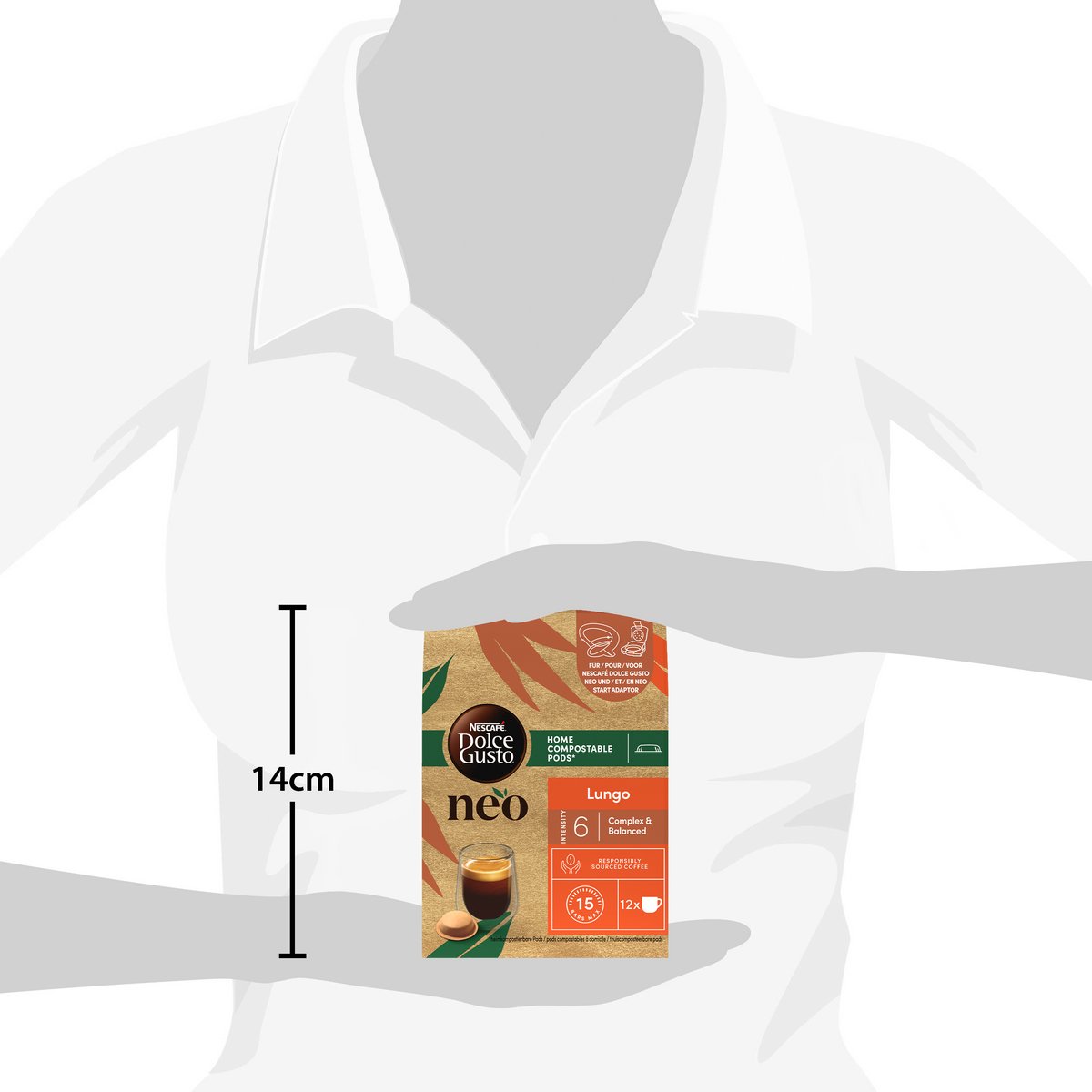 NESCAFÉ Dolce Gusto NEO koffiepads Lungo - 6x12 pads voor 12 koppen koffie thumbnail 6
