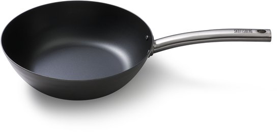 Skottsberg - Carbon Steel - Wokpan - Plaatstaal - Inductie - ø 28 cm - Alle warmtebronnen