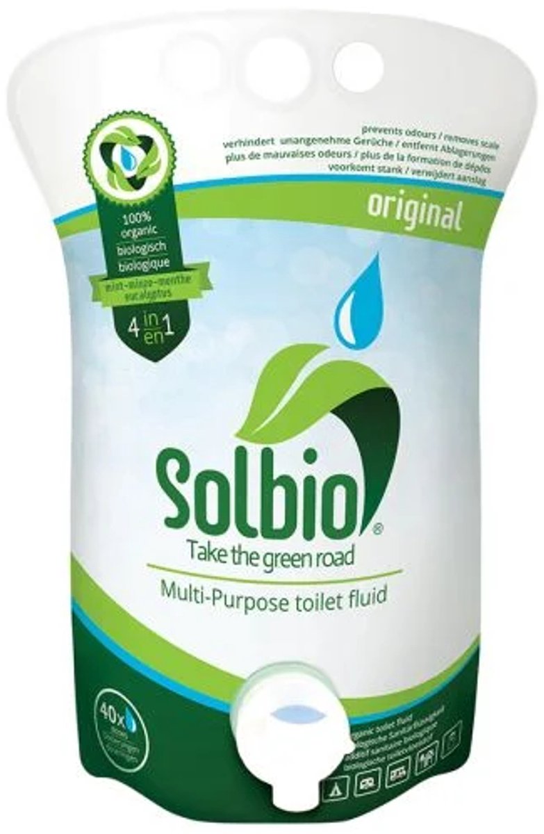 Solbio Original XL 1.6L - toiletvloeistof voor potti - 100% natuurlijk