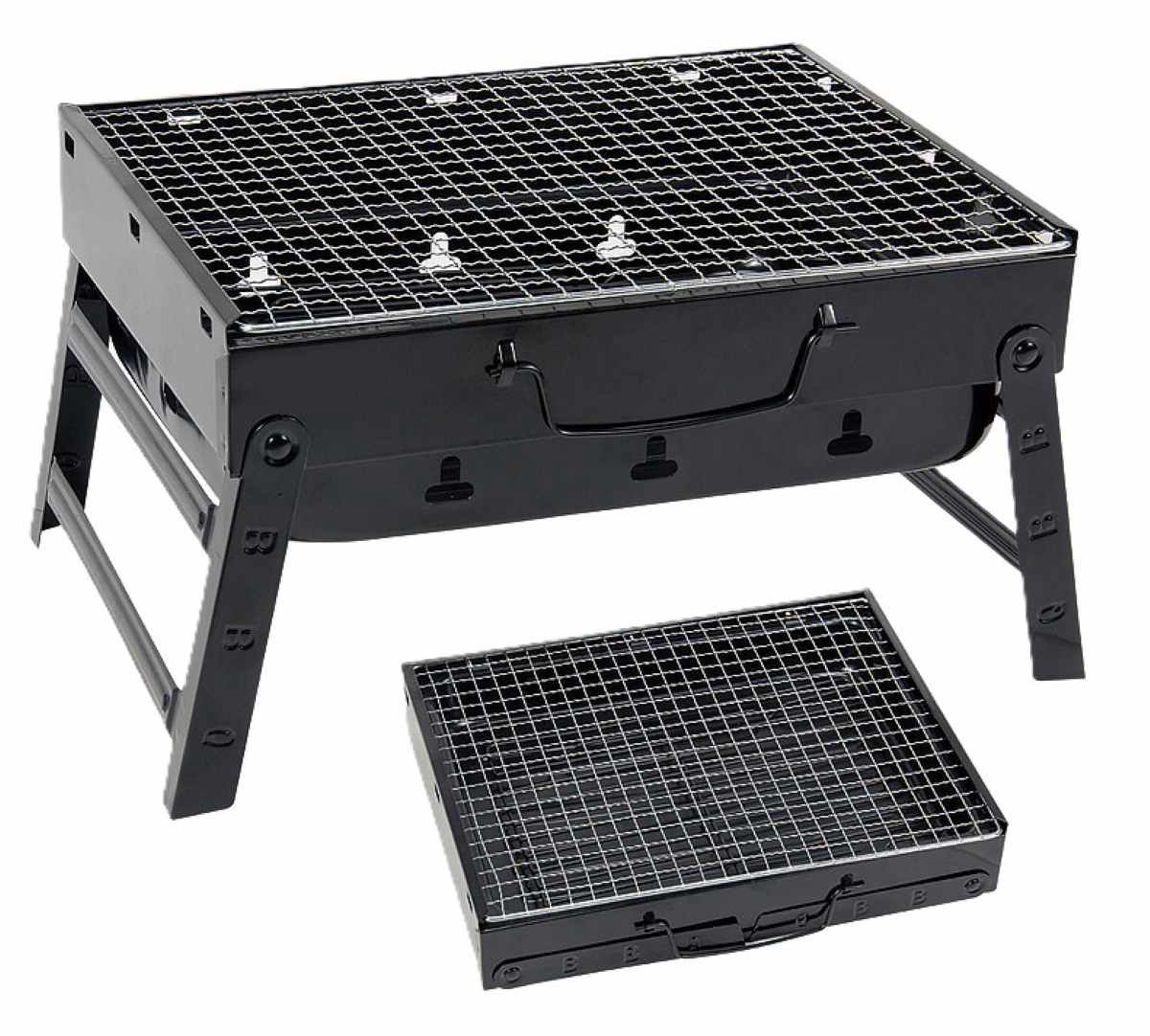 Ceruzo Opvouwbare Barbecue - 35x27 cm -Draagbare Houtskool Grill – Compact-Lichtgewicht