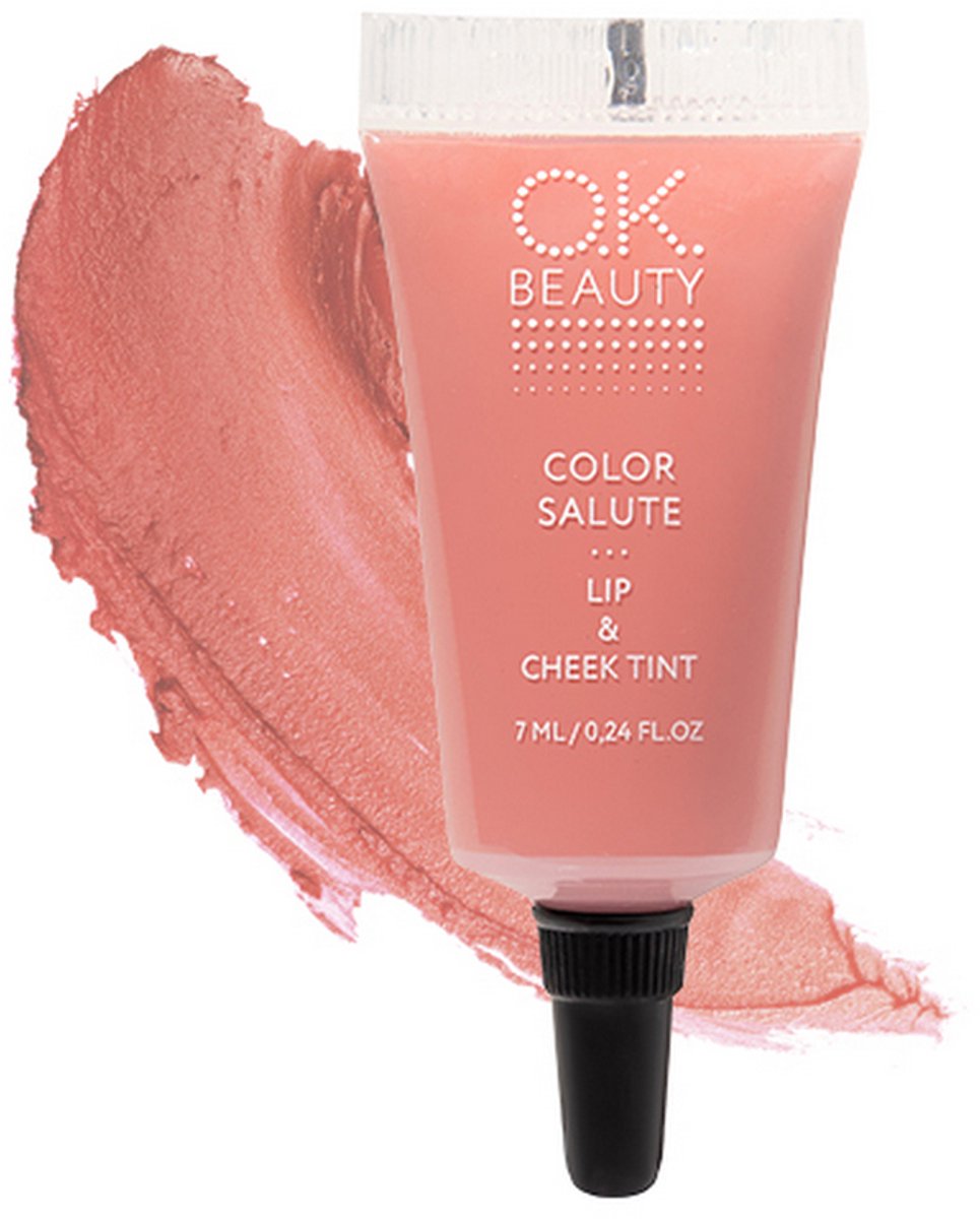 Lip & Cheek tint - lip en blush - Cream blusher - Lipstick - Langhoudende velvet finish – Lip color - Long lasting - Parabeen vrij - Hoge pigmentatie - Matte finish - Safari - OK Beauty
