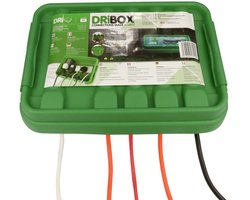 Waterdichte behuizing Dribox voor adapter en controller - Groen - Houdt apparatuur droog
