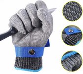 Knaak Oesterhandschoen met Binnen Handschoen - Maat M - RVS - Oesters