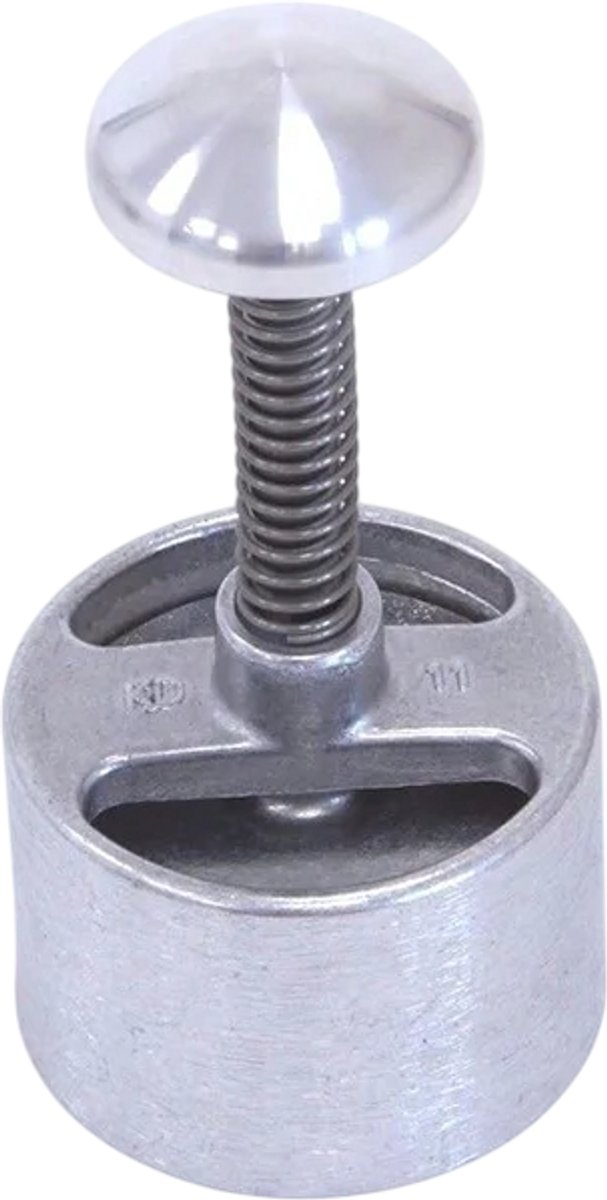 Hamburgerpers aluminium professioneel - rond 7,5 cm