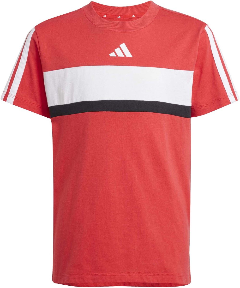 Adidas Sport J 3S Tib T-Shirt Streetwear Kind Rood