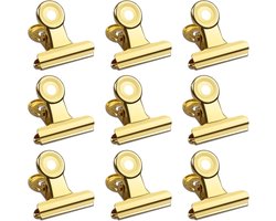 Verpakking van 30 - 1,22" (31 mm) mini metalen scharnierclips - kleine bull clips - ordners/rekeningklemmen - voor kantoor/thuis/school/winkel
