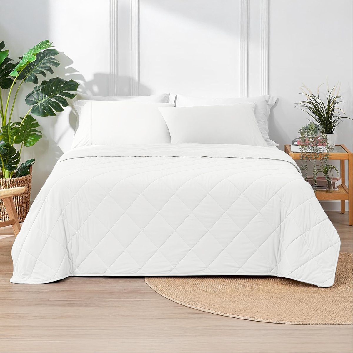 Sleep Comfy Cooler Series - Katoen Zomer Dekbed | 240x200 cm - Anti Allergie, Katoen en Fris - Lits-jumeaux & Tweepersoons Dekbed- Ventilatie - Zomerdekbed