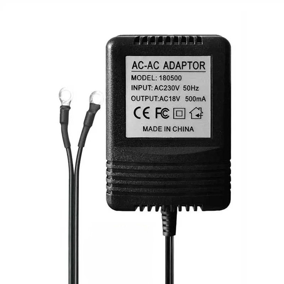 Afbeelding 2 van Video deurbel adapter - Eufy en Ring deurbel adapter - Voeding deurbel - Stroom adapter deurbel - Doorbel power adapter - 230v-18v - AC230V, 50Hz , 500mA - Universeel transformator - transformator voor deurbel