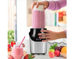 Mililk blender met mengbeker – 1000W – incl 2 To Go Bekers – Smoothie Maker – Voor smoothies, cocktails, koffie en verbrijzelt ijs