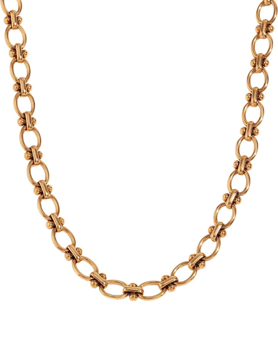 Luxe DALIA Kettingen – Handgemaakt – 18K Goud Verguld – Duurzaam Roestvrij Staal – Tijdloos & Elegant - Sieraden - Dames Ketting - Verguld - Halsketting