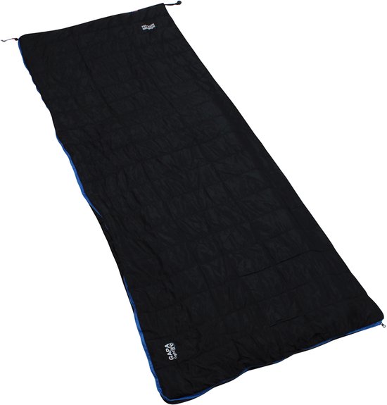 Polydaun Gapa - slaapzak - Compact Travel - GRS Isocraft® X-treme vulling - ripstop - zwart - 80x210 cm