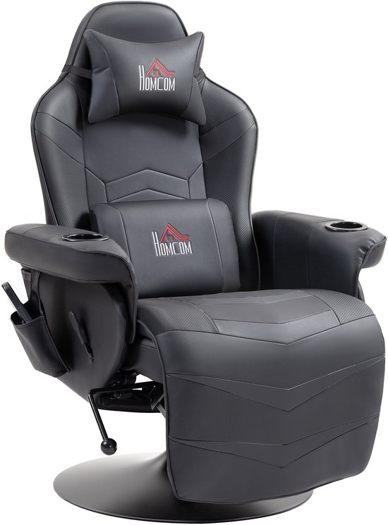 HOMCOM - Gamestoel - massagefunctie - verstelbare rugleuning - HOMCOM - €399,90