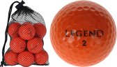 Legend Golfballen Oranje - Dozijn / 12 stuks