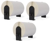 Label tape geschikt voor Brother DK-11247 | 103 x 164 mm | Zwart op Wit - 180 labels per rol - 3 stuks - Geschikt voor: TD-4100N QL-500 QL-550 QL-560 QL-570 QL-580N QL-600 QL-650TD QL-700 QL-710W QL-720NW QL-800 QL-810W QL-820NWB QL-1050 QL-1060N