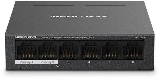 Mercusys MS106LP - Netwerk Switch