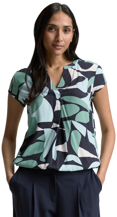 Tom Tailor blouse Dun T-shirt met korte mouwen
