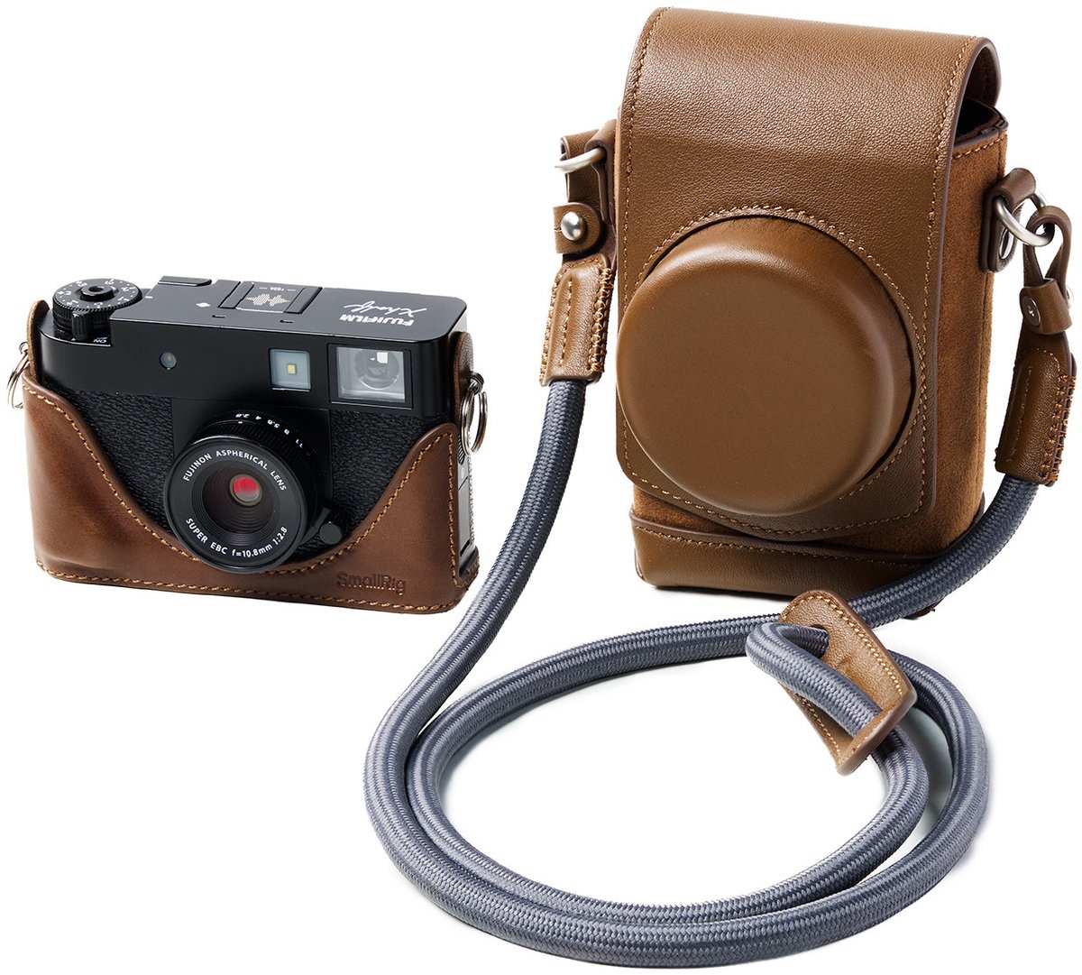 SmallRig 5218 Leather Case Kit For Fujifilm X Half (Brown)