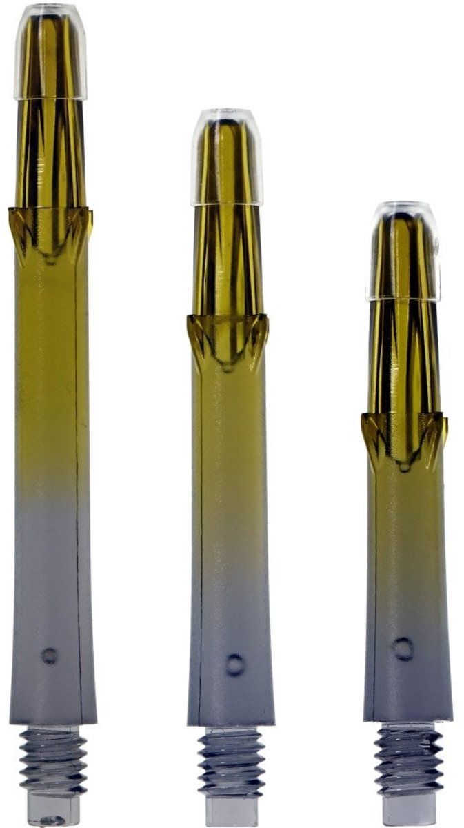 L-Style L-Shaft Gradient N9 Locked Straight Black & Yellow - Dart Shafts Medium 330