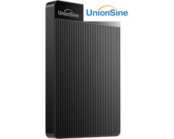 UnionSine Externe Harde Schijf 500GB Ultra Slim Draagbare Harde Schijf USB kabel HDD Opslag Compatibel voor PC, Mac, Laptop, Xbox, Xbox One, PS4 (Zwart) HD-006