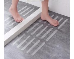 30 stuks- douchemat antislip voor douche- douchemat- Antislipmatten- anti slip tape- Antislip stickers douche - anti slip stickers- antislip stickers - antislip stickers bad-antislip stickers doorzichtig- 2*38cm