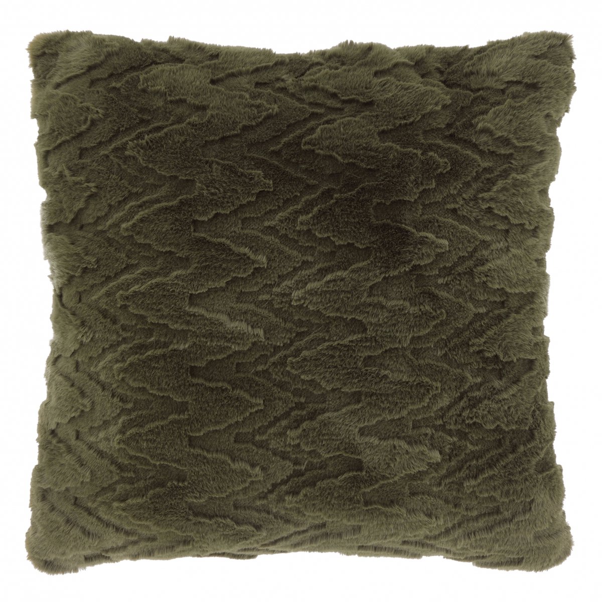 Unique Living Sierkussen Liora - Stof - Groen - 45 x 45 x 0 cm (BxHxD)