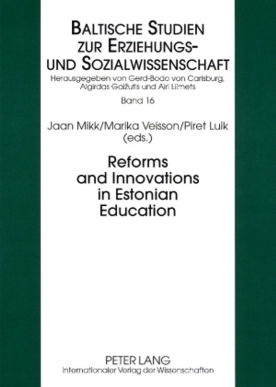 Reforms and Innovations in Estonian Education - cover