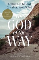Boek "The God of the Way" met "New York Times Bestseller"-sticker op rotsachtig landschap.