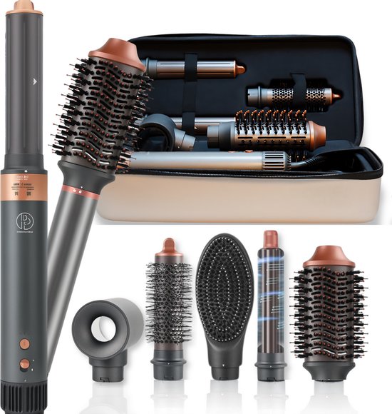 ProductPlanet Ultimate 5-en-1 Airstyler - Hairwrap - Brosse lissante et brosse sèche-cheveux - Sèche-cheveux - Multistyler - Tiktok -édition 2023 - Cadeau de Noël