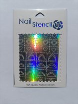 XL Glitter tattoo sjablonen Halloween (24 st