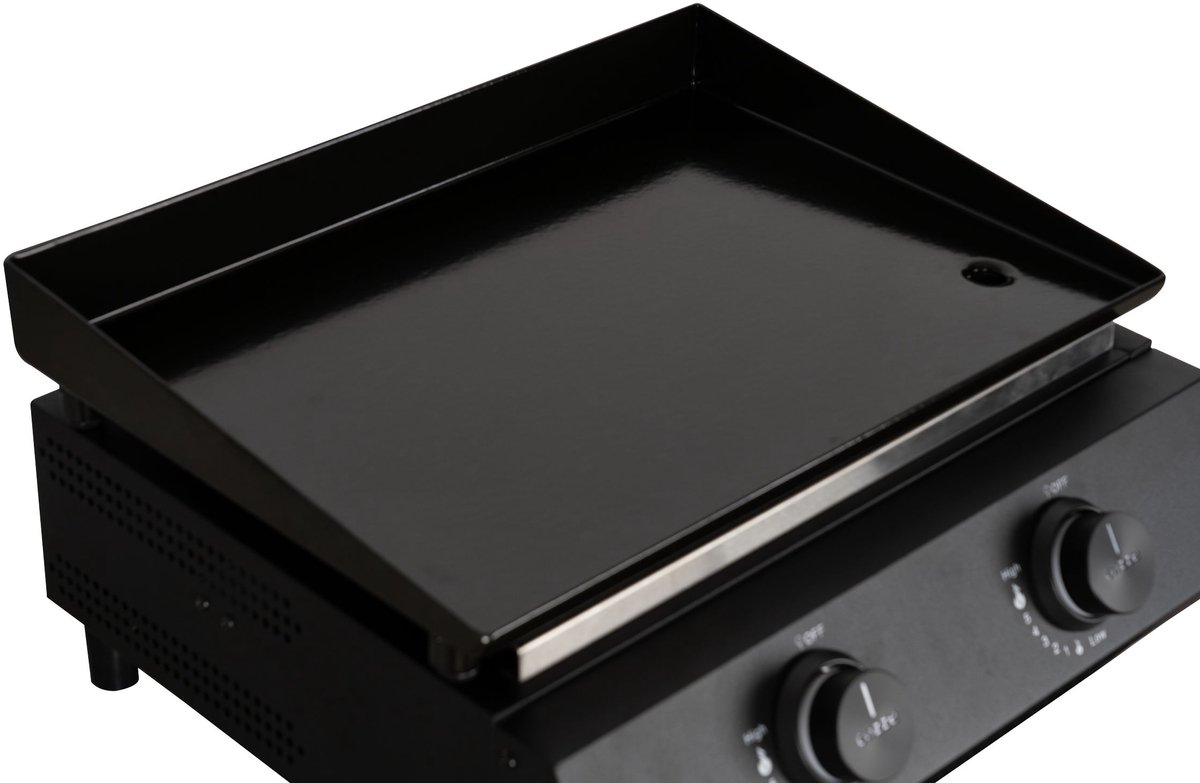 Cozze® G-400 Gas Plancha BBQ - 2 Gasbranders - Bakplaat BBQ voor Buiten Koken - Compacte Plancha Grill - 30 mbar - Outdoor Cooking thumbnail 7