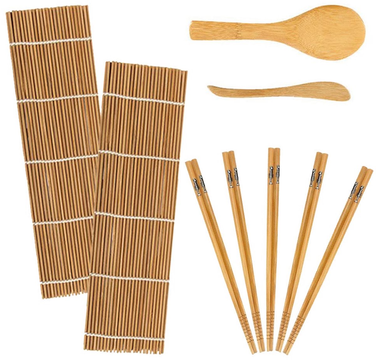 Sushi Maakset - Bamboe - Compleet - Voor Beginners