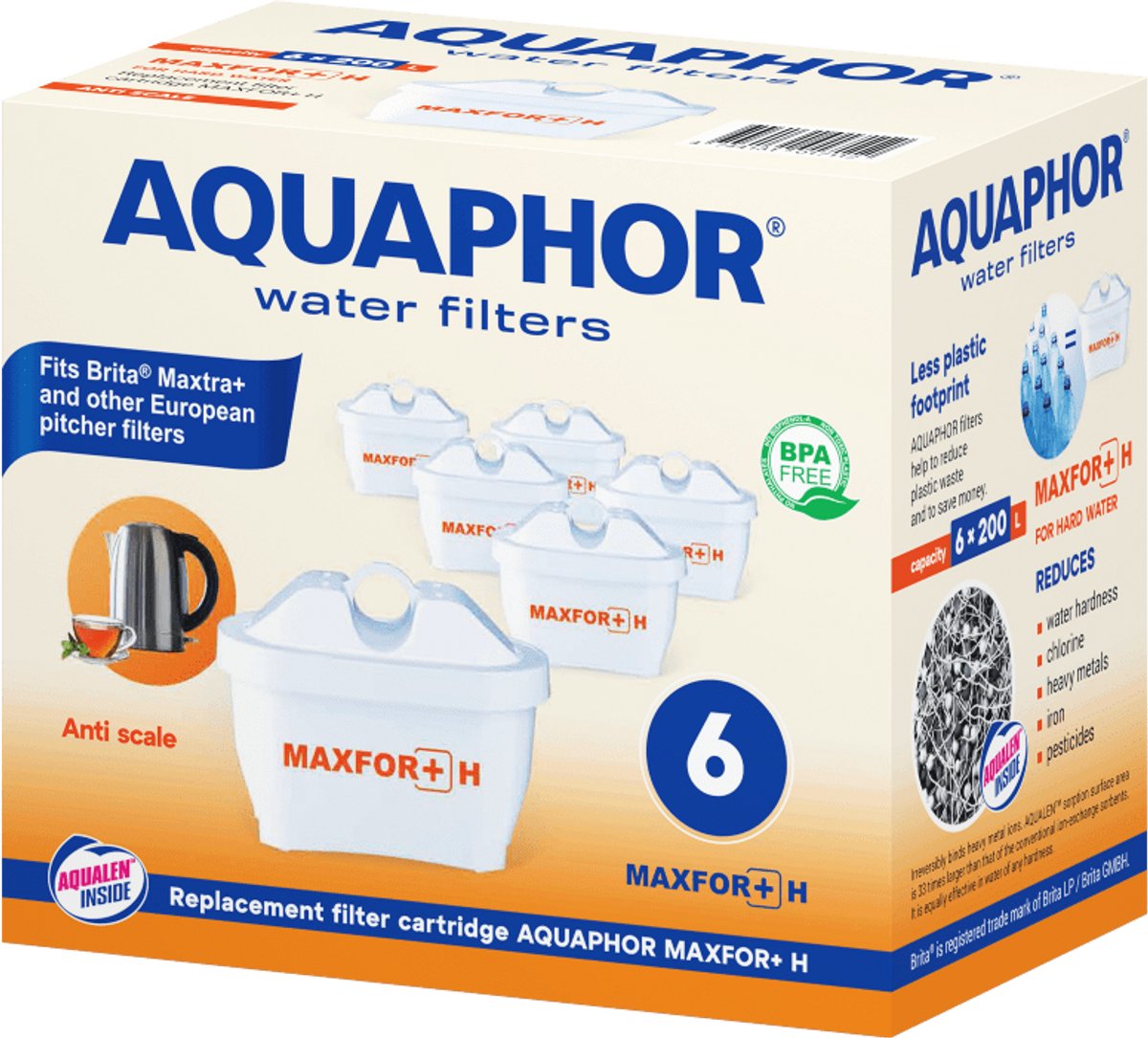 Wisselpatroon Maxfor+ H (Hard Water) 5+1 gratis