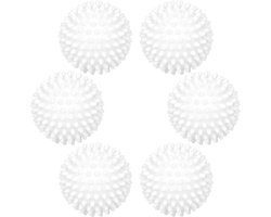 Famanu 6-pack wasballen - Wasmachine, droger - Drogerballen - Huishoudelijke drogerballen - Kledingreiniging - Wit