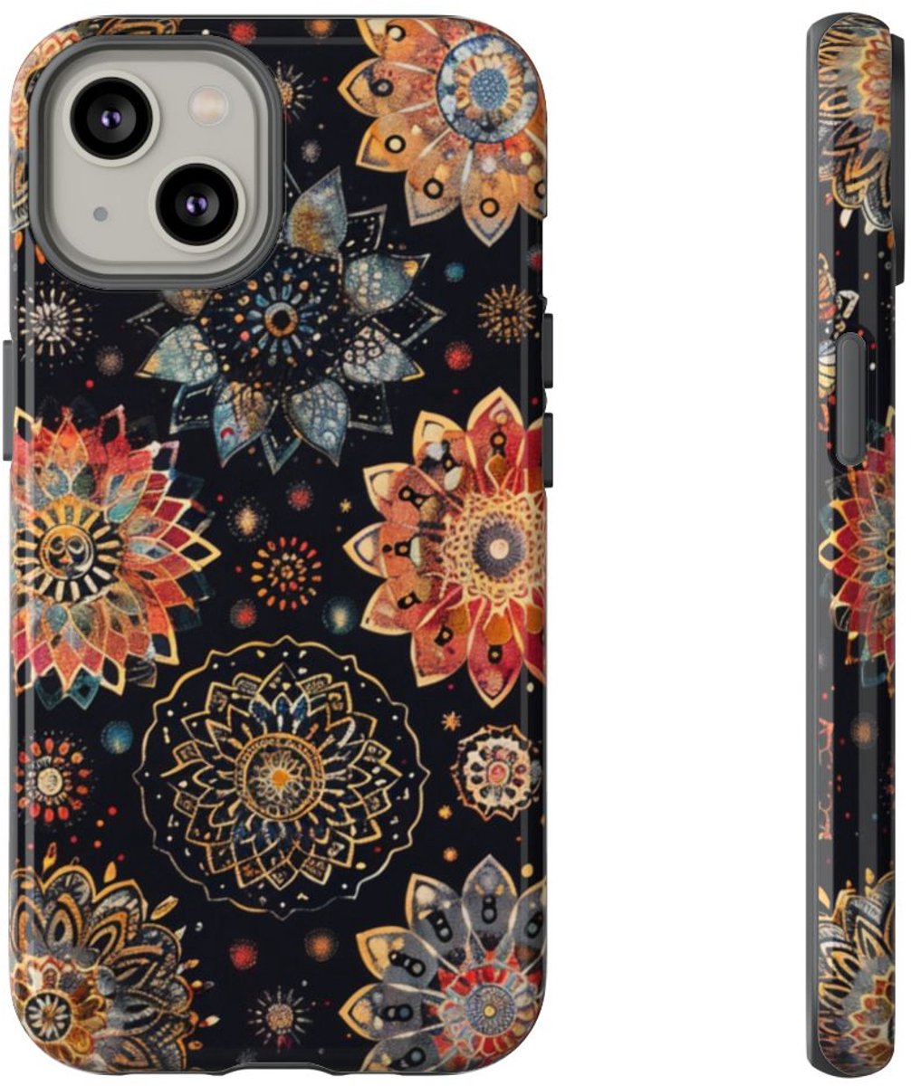 Kleurrijk Mandala Patroon – Telefoonhoesje Geschikt voor iPhone 14