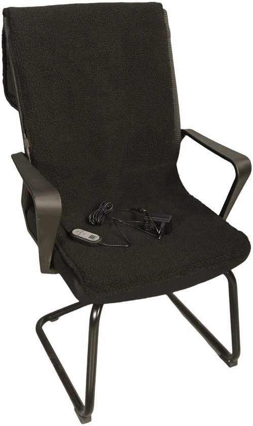 Warmtedeken Cloudhug Teddy met stekker Warmy black - Stoel - Warmtedeken - €49,00